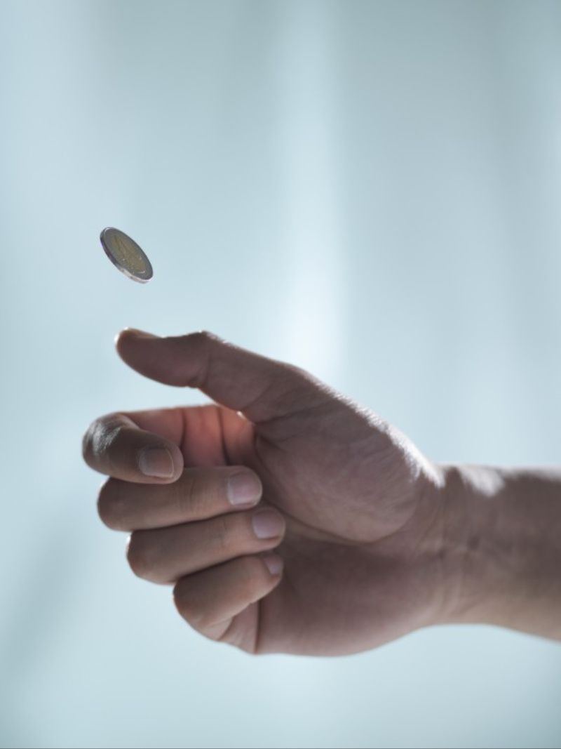 Chat with Coin flip a decision