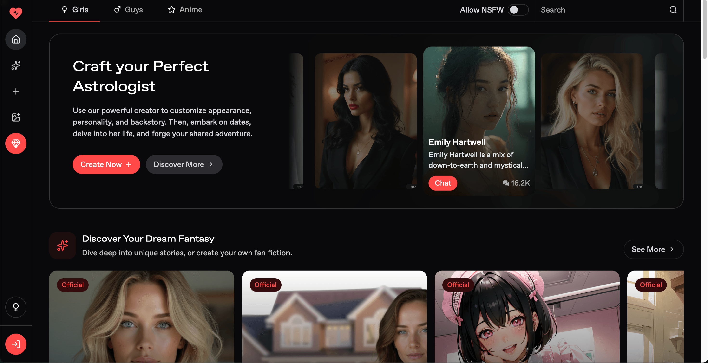 Nectar.ai Dream Partner Builder interface showing comprehensive AI girlfriend compatibility assessment and relationship customization options Nectar.ai Dream Partner Builder interface showing comprehensive AI girlfriend compatibility assessment and relationship customization options